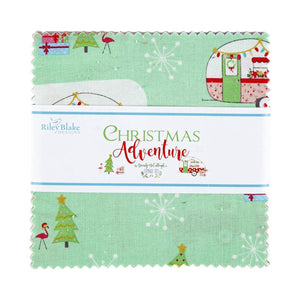 Christmas Adventure - 5" Stacker by Beverly McCullough of Flamingo Toes