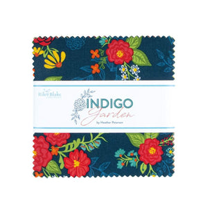 Indigo Garden - 5" Stacker by Heather Peterson