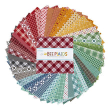 Load image into Gallery viewer, Bee Plaids - 5&quot; Stacker (Charm Pack) by Lori Holt