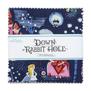 Down the Rabbit Hole - 5" Stacker by Jill Howarth