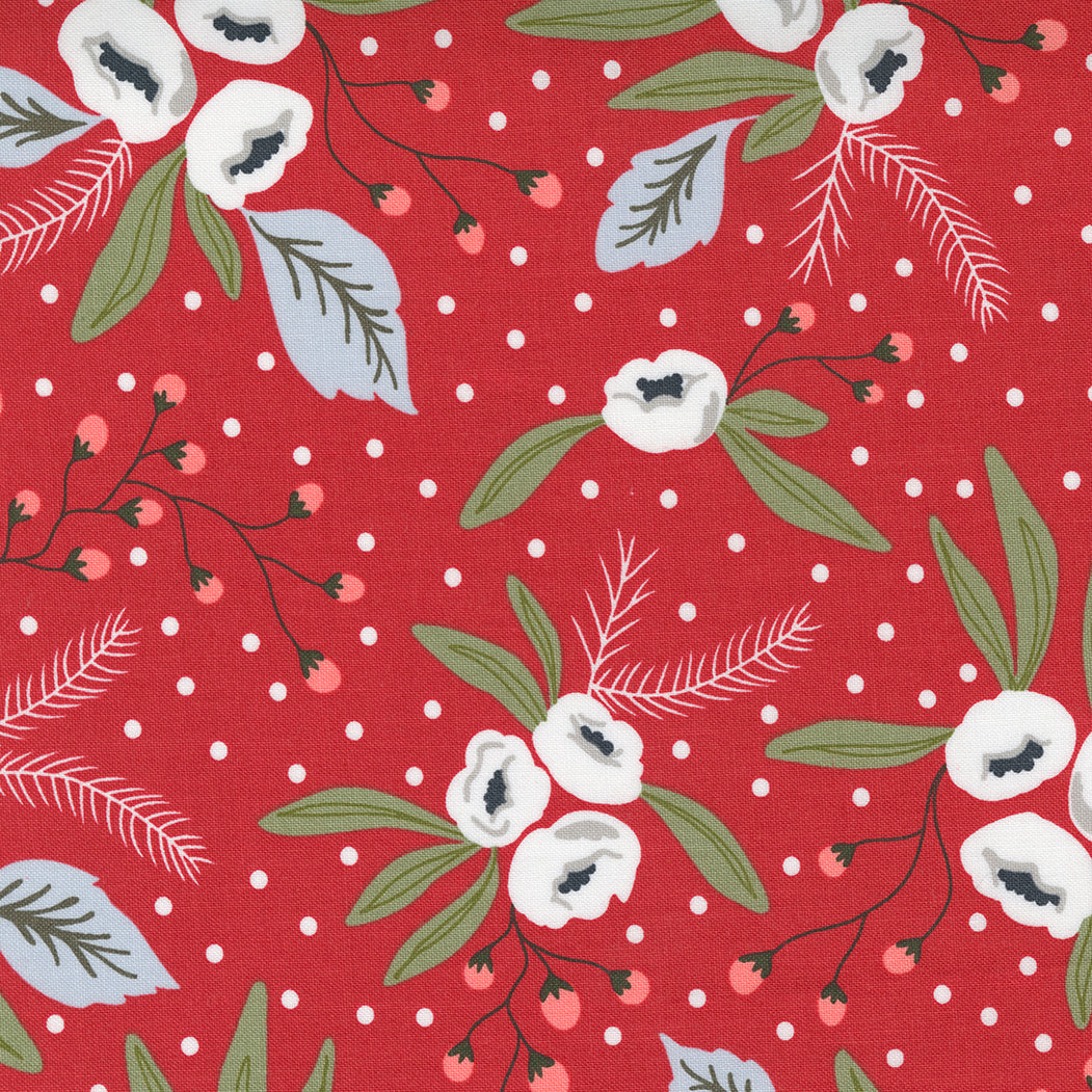 Christmas Morning - Blossom Cranberry by Lella Boutique