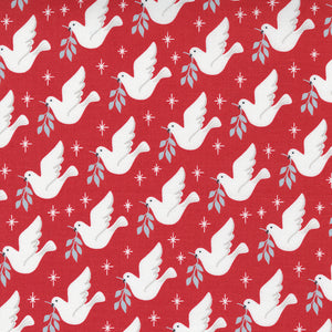 Christmas Morning - Lovey Dovey Cranberry by Lella Boutique
