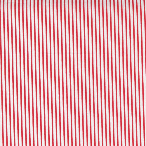 Christmas Morning - Yuletide Stripe Cranberry by Lella Boutique