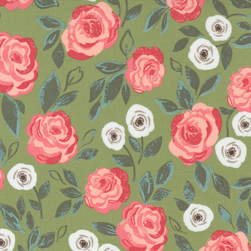 Love Note - Roses in Bloom Grass by Lella Boutique