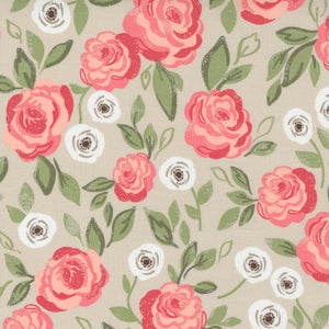 Love Note - Roses in Bloom Dove by Lella Boutique