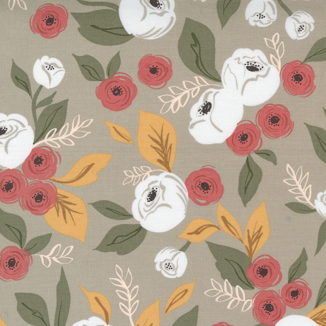 Flower Pot - Meadow Floral Taupe by Lella Boutique