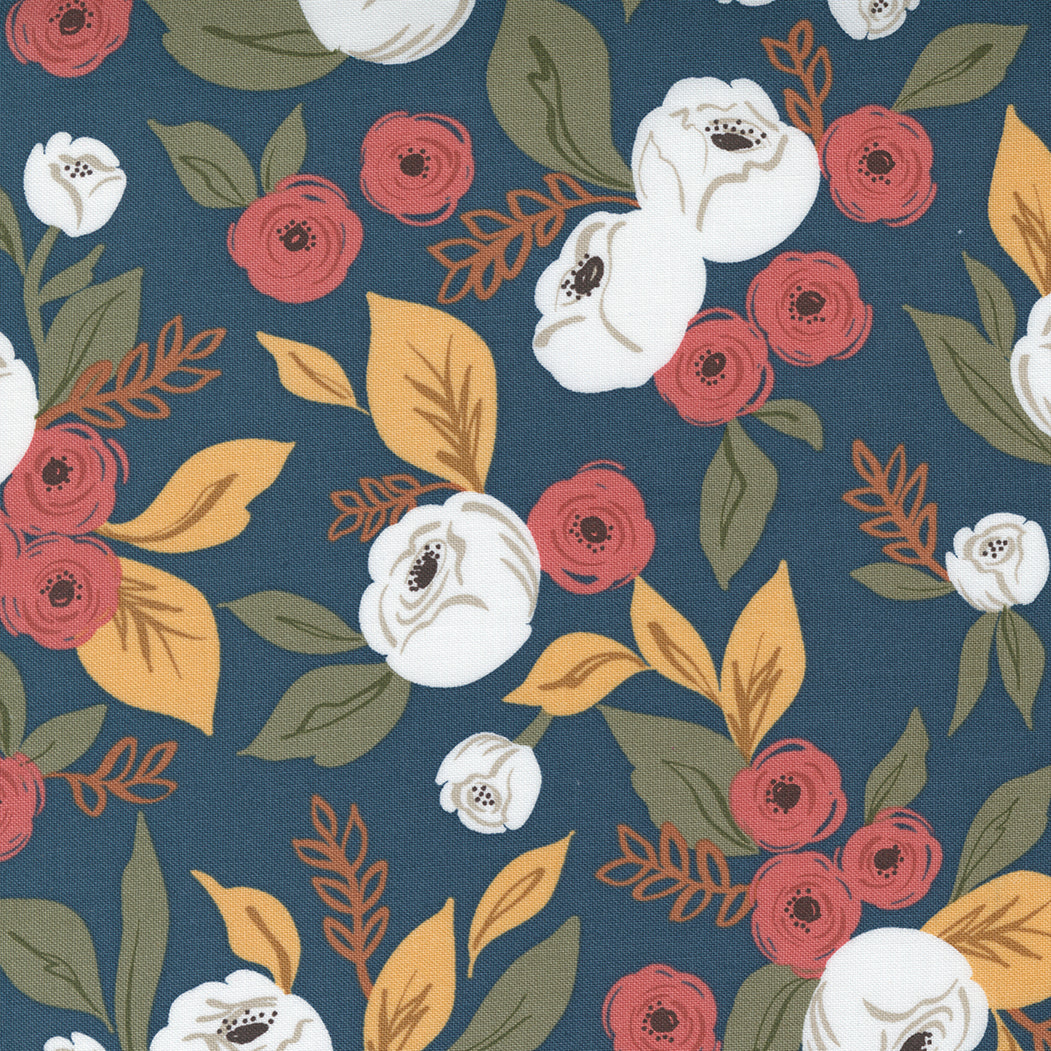 Flower Pot - Meadow Floral Navy by Lella Boutique