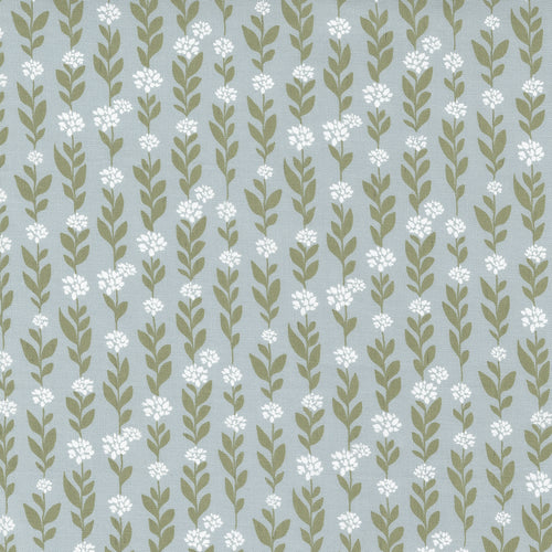 Country Rose - Climbing Vine Smokey Blue by Lella Boutique
