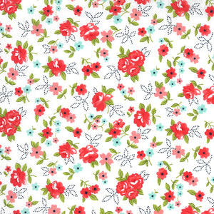Sunday Stroll - Little Floral - Red by Bonnie and Camille