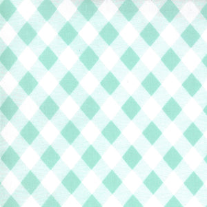 Sunday Stroll - Picnic Gingham - Aqua by Bonnie and Camille