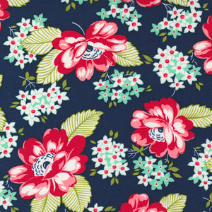 One Fine Day - Sunnyside Floral Navy by Bonnie and Camille