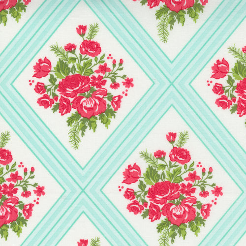 Merry Little Christmas - Floral Cream Multi by Bonnie and Camille