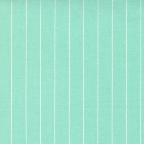 Merry Little Christmas - Holiday Stripe Aqua by Bonnie and Camille