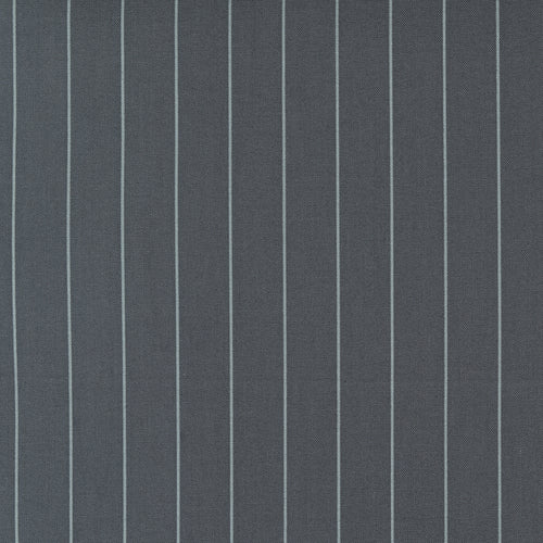Merry Little Christmas - Holiday Stripe Charcoal by Bonnie and Camille
