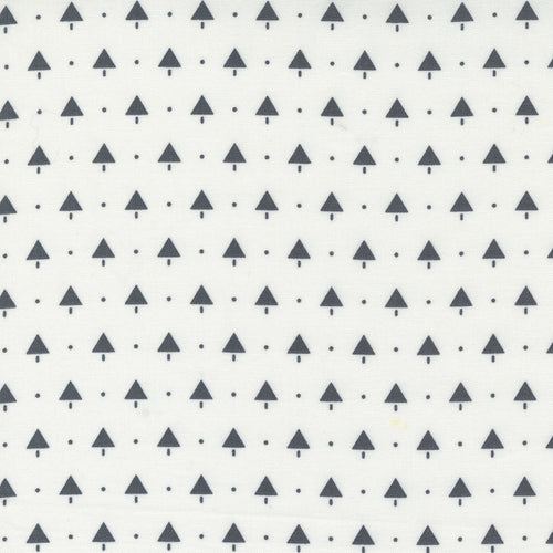 Merry Little Christmas - Little Trees Cream Charcoal by Bonnie and Camille
