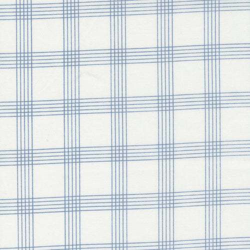 Nantucket Summer - Plaid Cream Blue by Camille Roskelley