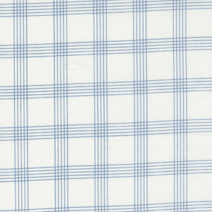 Nantucket Summer - Plaid Cream Blue by Camille Roskelley