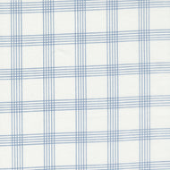 Nantucket Summer - Plaid Cream Blue by Camille Roskelley