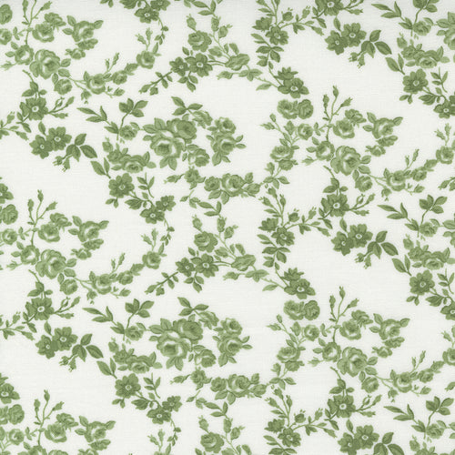 Nantucket Summer - Surfside Floral Cream Grass by Camille Roskelley