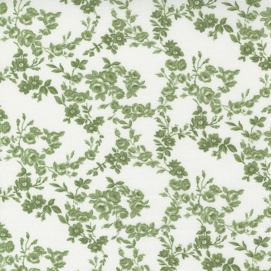 Nantucket Summer - Surfside Floral Cream Grass by Camille Roskelley