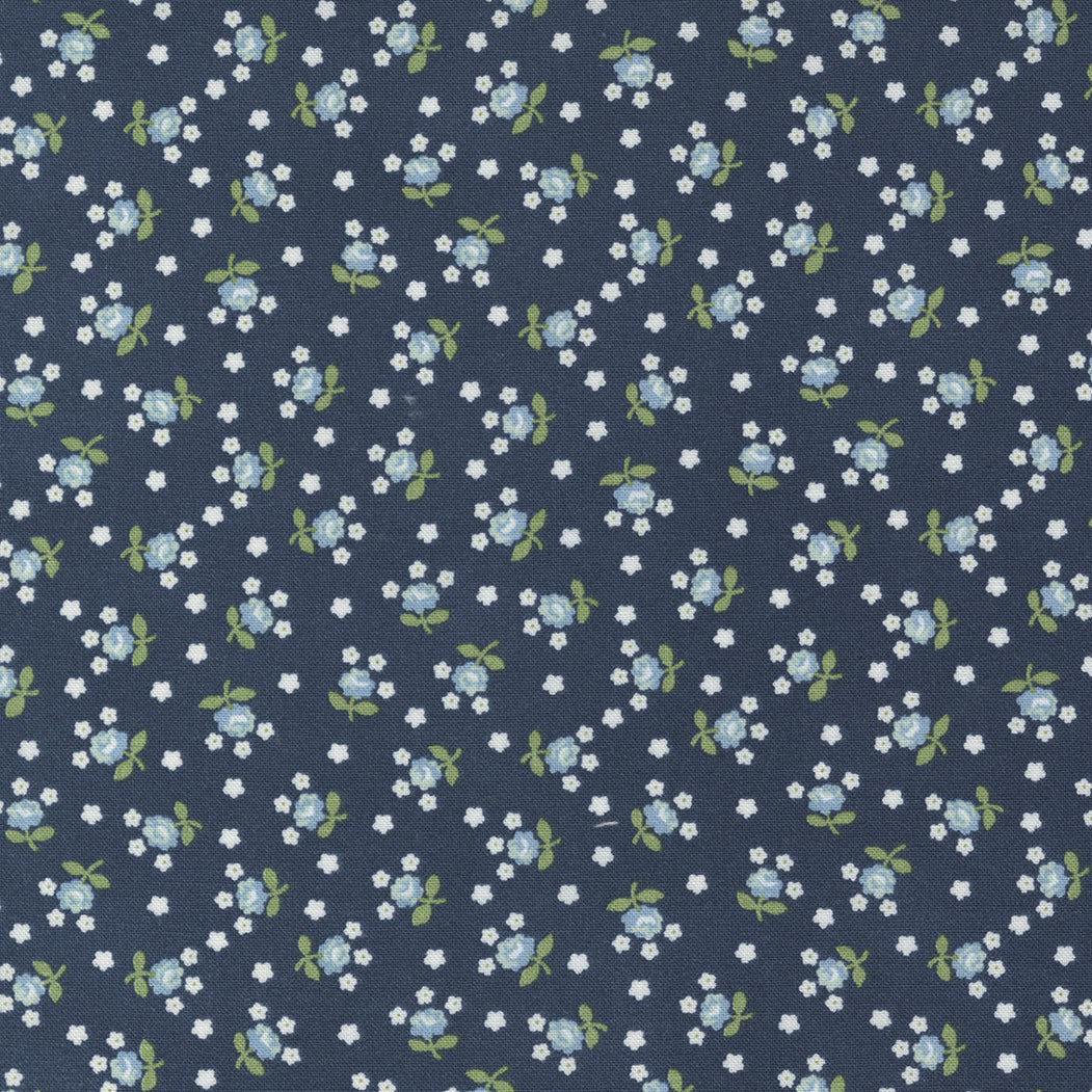 Nantucket Summer - Fairgroud Floral Navy by Camille Roskelley