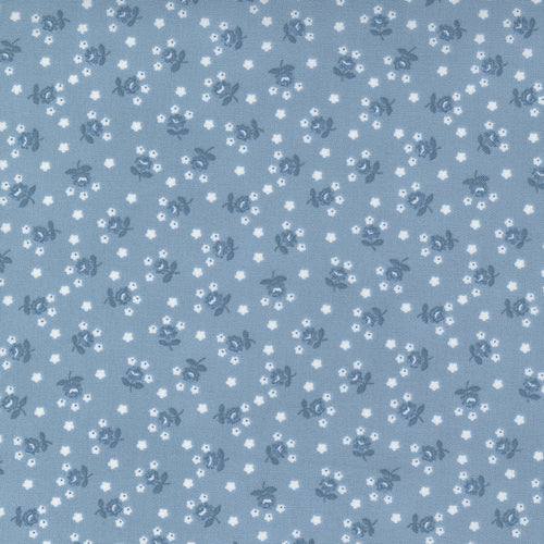 Nantucket Summer - Fairground Floral Light Blue by Camille Roskelley