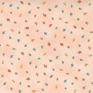 Effie's Woods - Tiny Mushrooms Blush by Deb Strain