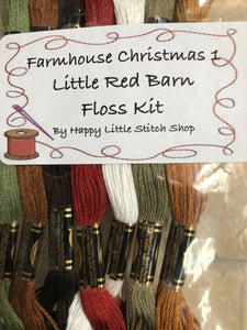 Floss Kit - Farmhouse Christmas 1 - Little Red Barn