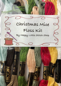 Floss Kit - Christmas Mice by Madame Chantilly
