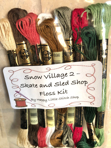 Floss Kit - Snow Village 2 - Skate and Sled Shop