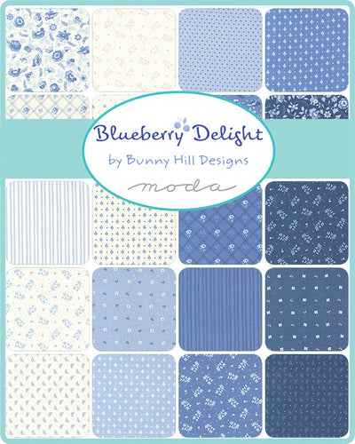 RESERVATION - Blueberry Delight Fat Quarter Bundle by Bunny Hill Designs