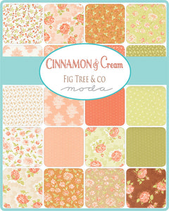 Cinnamon and Cream - Charm Pack (5" Stacker) by Fig Tree and Co.