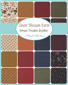 Clover Blossom Farm Fat Quarter Bundle by Kansas Troubles Quilters