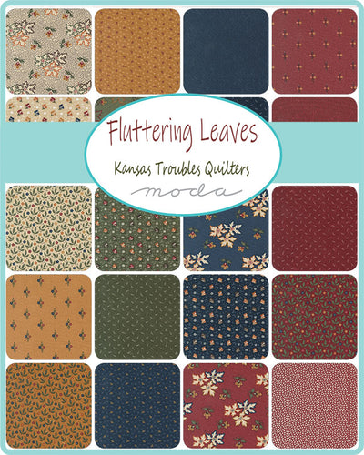 RESERVATION - Fluttering Leaves Fat Quarter Bundle by Kansas Troubles Quilters