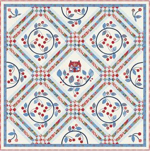 Cherry Wreath Quilt Kit by Minick & Simpson