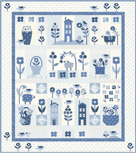 Blueberry Delight Quilt Kit by Bunny Hill Designs