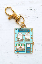 Load image into Gallery viewer, Charm - Bookshop Main Street Enamel Charm by Flamingo Toes