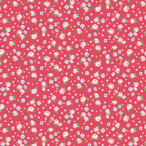 Notting Hill - Floral Raspberry by Amy Smart