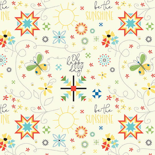 Oh Happy Day - Main Cream by Sandy Gervais