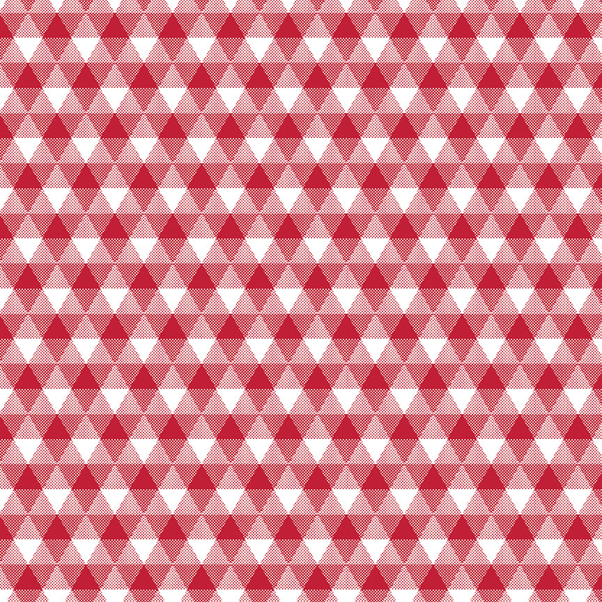 Land of Liberty - Triangle Gingham Red by My Mind's Eye