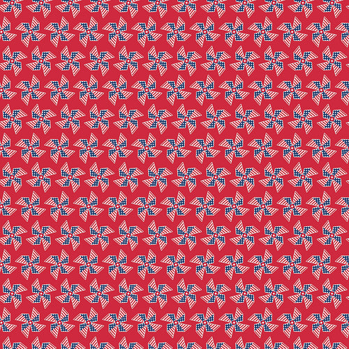 Land of Liberty - Pinwheels Red by My Mind's Eye