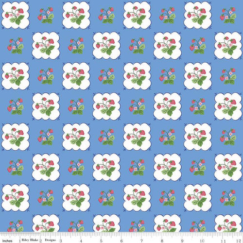 Summer Picnic - Tablecloth - Blueberry by Melissa Mortenson