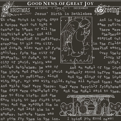 All About Christmas - Good News Black by J. Wecker Frisch