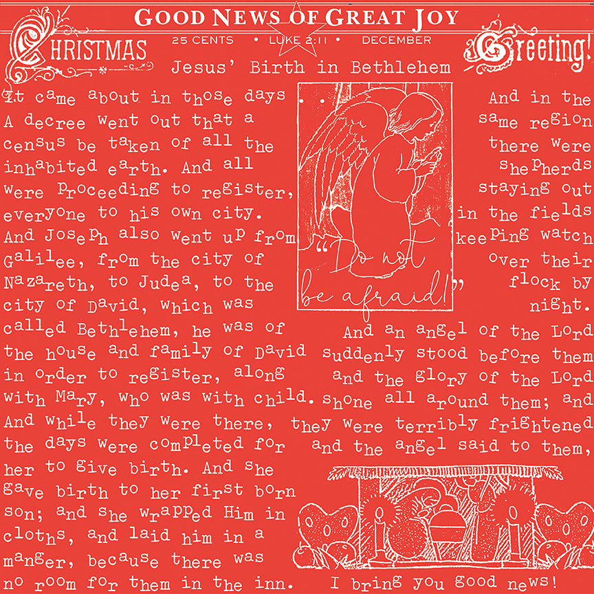 All About Christmas - Good News Red by J. Wecker Frisch