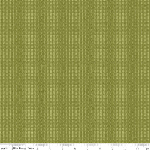 Primrose Hill - Field Rows Olive by Hello Melly Designs