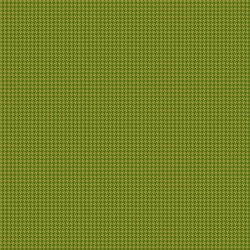 Petals and Pedals - Houndstooth Green by Jill Finely of Jillily Studio