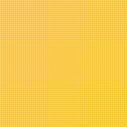 Petals and Pedals - Houndstooth Yellow by Jill Finley of Jillily Studio
