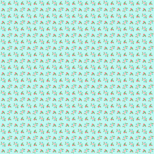 Quilt Fair - Ditzy Aqua by Tasha Noel