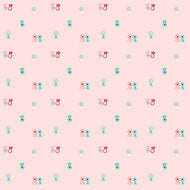Quilt Fair - Ribbons Pink by Tasha Noel