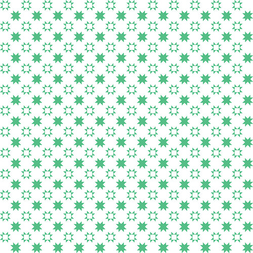 Quilt Fair - Quilty Stars Green by Tasha Noel